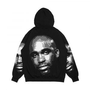 Alternative view of Wood B And W Men's All-Over-Print Hoodie