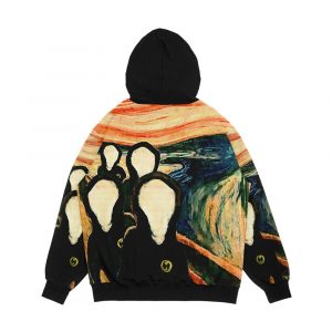 Alternative view of Wu Scream Www Art Customized Com Men's All-Over-Print Hoodie