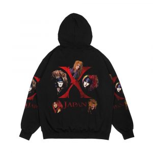 Alternative view of X Japan Classic 1988 Including Taiji Men's All-Over-Print Hoodie