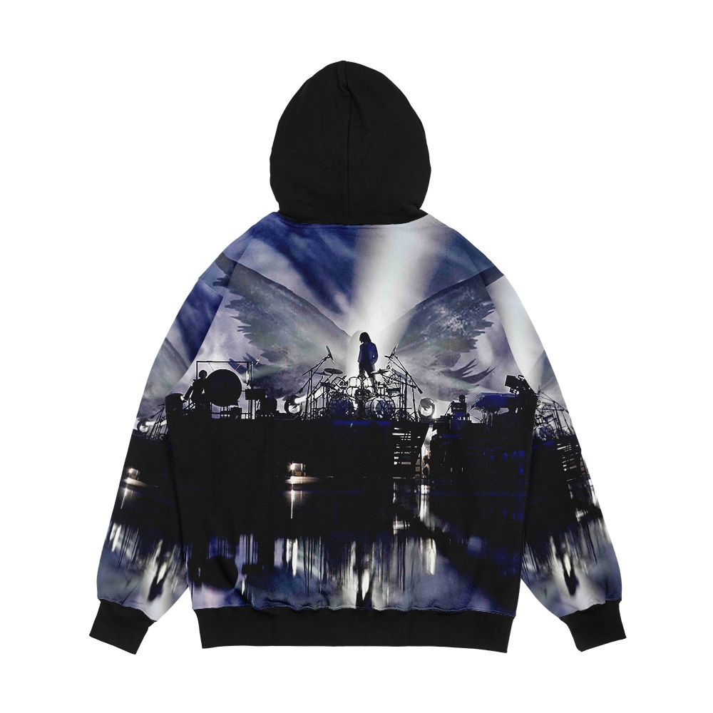 X Japan Prints Men's All-Over-Print Hoodie - Image 2