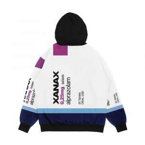 Alternative view of Xanax Men's All-Over-Print Hoodie