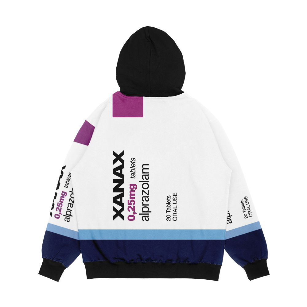 Xanax Men's All-Over-Print Hoodie - Image 2