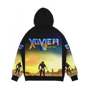Alternative view of Xavier Renegade Angel Men's All-Over-Print Hoodie