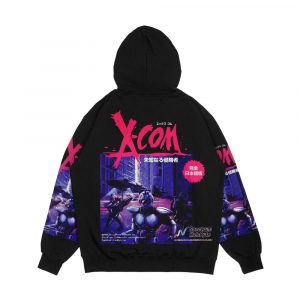 Alternative view of Xcom Ufo Defense Japanese Ver Men's All-Over-Print Hoodie