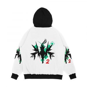 Alternative view of Xenoblade Chronicles 2 Pneuma Shilouette Design Men's All-Over-Print Hoodie