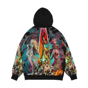 Alternative view of Xenoblade Chronicles 2 Team Men's All-Over-Print Hoodie