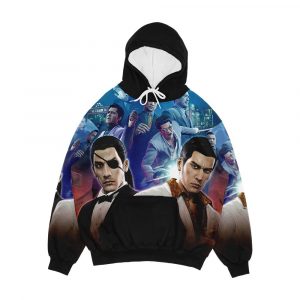 Yakuza 0 Poster Men's All-Over-Print Hoodie