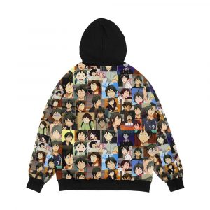 Alternative view of Yamaguchi Tadashi Collage Men's All-Over-Print Hoodie