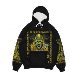 Yellow King Icon Azhmodai 2018 Men's All-Over-Print Hoodie