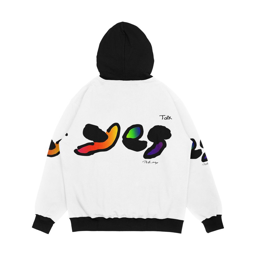 Yes Talk Men's All-Over-Print Hoodie - Image 2