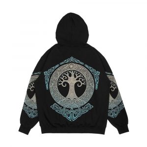 Alternative view of Yggdrasil Tree Of Life Men's All-Over-Print Hoodie