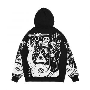 Alternative view of Yo Cult Men's All-Over-Print Hoodie