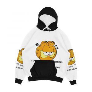 You Are Not Immune To Propaganda Garfield Men's All-Over-Print Hoodie