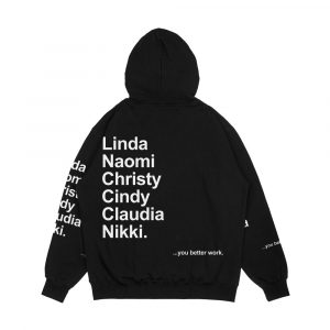 Alternative view of You Better Work Supermodel Men's All-Over-Print Hoodie