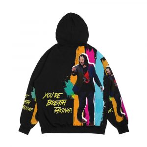 Alternative view of You're Breathtaking Men's All-Over-Print Hoodie