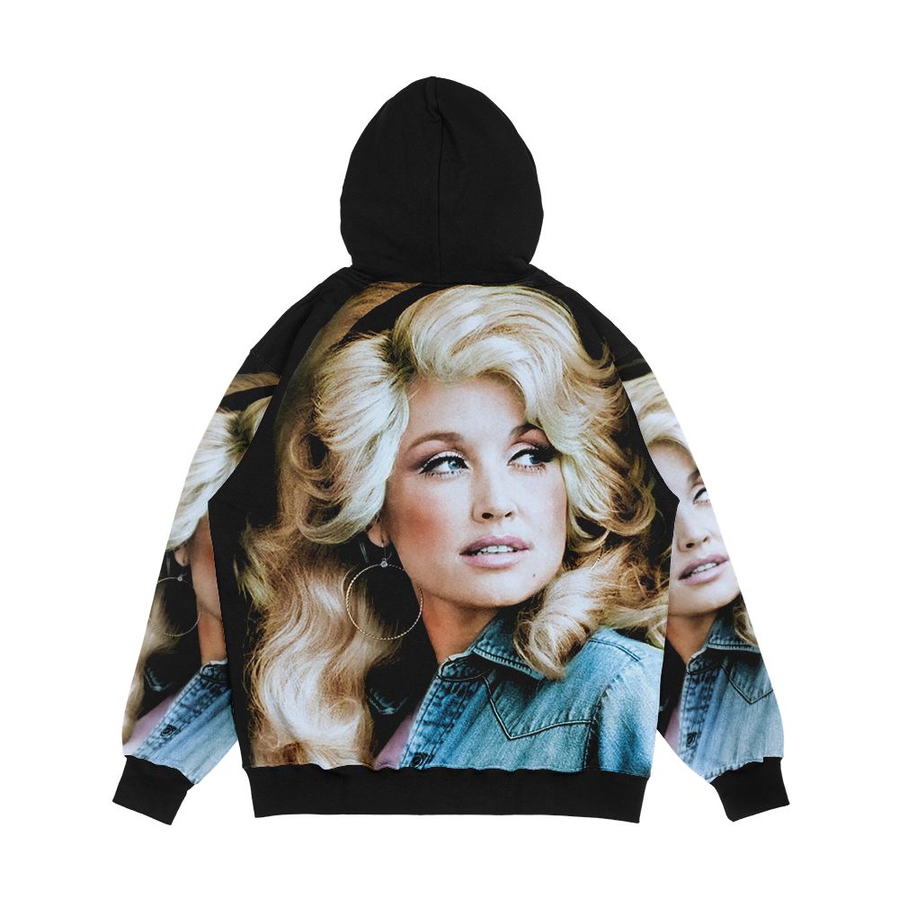Young Dolly Jeans Parton 2021 Punah Men's All-Over-Print Hoodie - Image 2