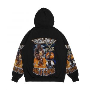 Alternative view of Young Dolph Fan Art Men's All-Over-Print Hoodie