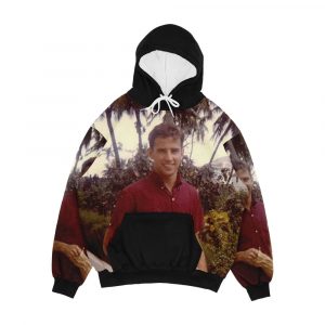 Young Joe Biden Print Men's All-Over-Print Hoodie