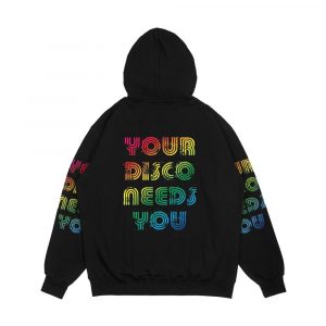 Alternative view of Your Disco Needs You Men's All-Over-Print Hoodie