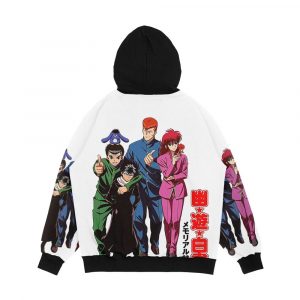 Alternative view of Yu Yu Hakusho 25Th Anniversary Men's All-Over-Print Hoodie