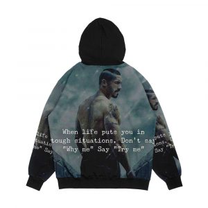Alternative view of Yuri Boyka Men's All-Over-Print Hoodie