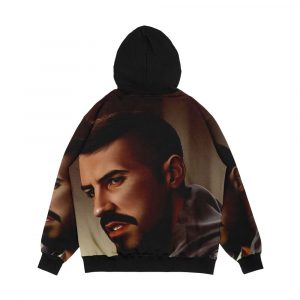 Alternative view of Yuri Boyka Portrait Men's All-Over-Print Hoodie