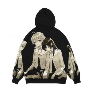 Alternative view of Yuu And Nanami Holding Hands Bloom Into You Men's All-Over-Print Hoodie