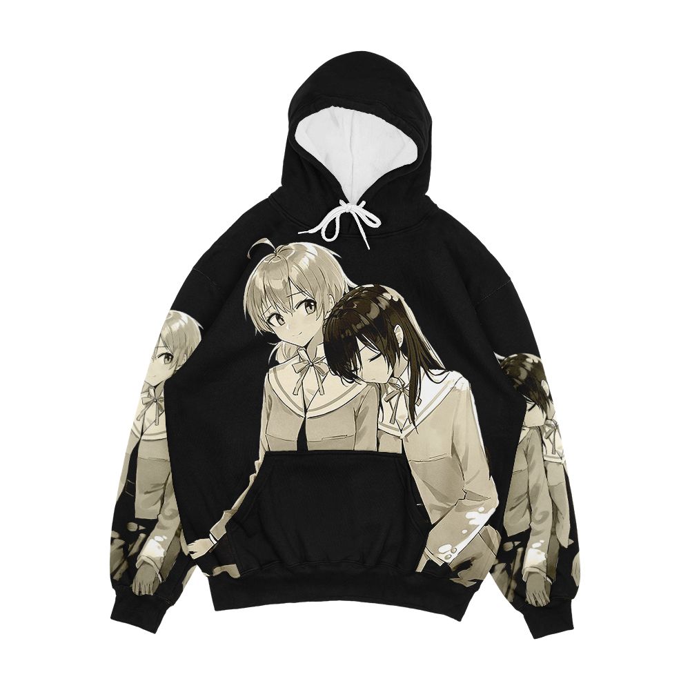 Yuu And Nanami Holding Hands Bloom Into You Men's All-Over-Print Hoodie