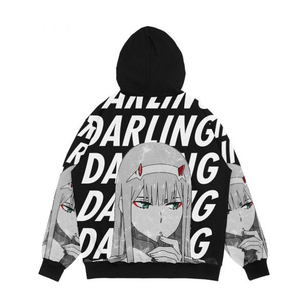 Zero Two Darling Darling In The Franxx Men's All-Over-Print Hoodie - Image 2