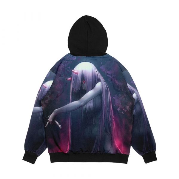 Zero Two Darling In The Franxx Men's All-Over-Print Hoodie - Image 2