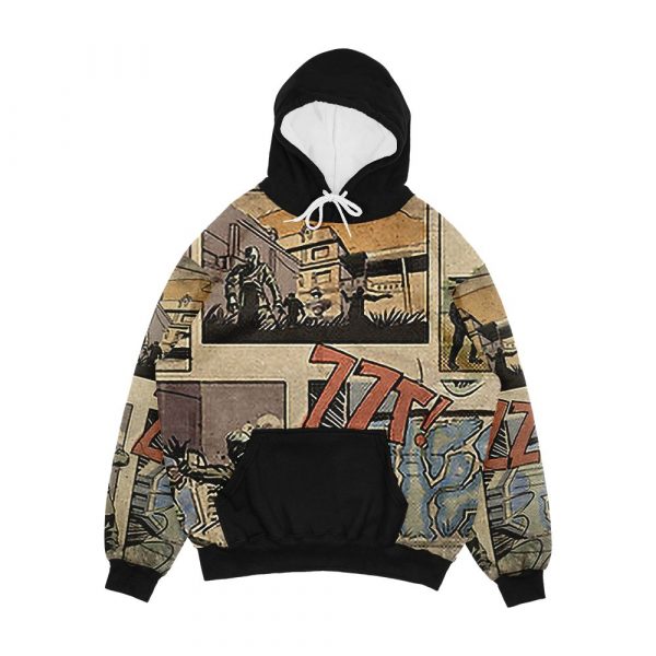 Zombies Loading Screen Comic Men's All-Over-Print Hoodie