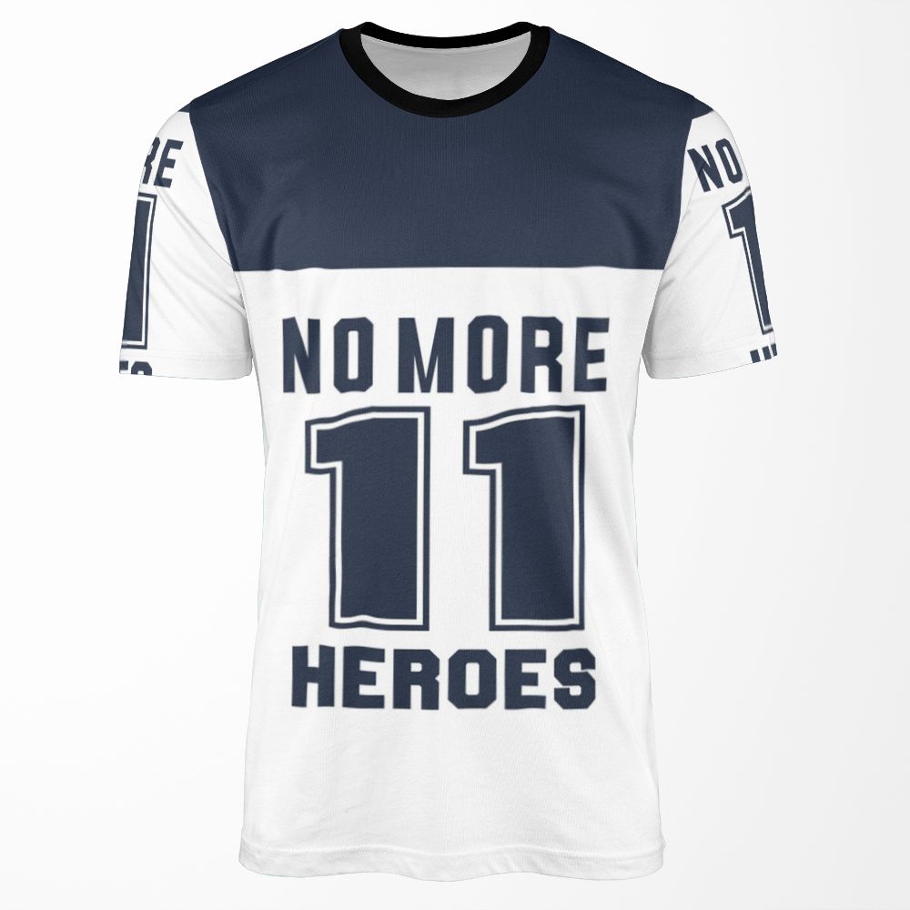 003 Nmh 11 Blue All-over-print T-shirt