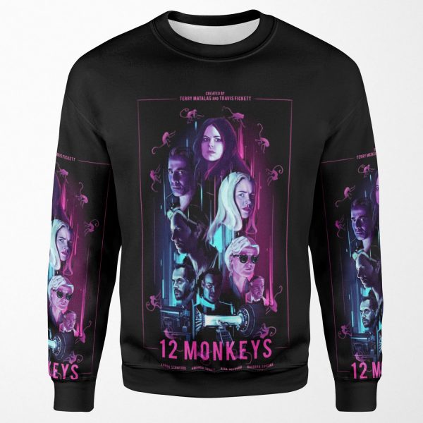 12 Monkeys All-over-print Unisex Sweatshirt