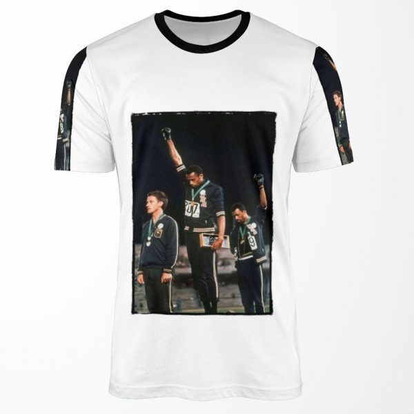 1968 Olympics Salute For Human Rights All-over-print T-shirt