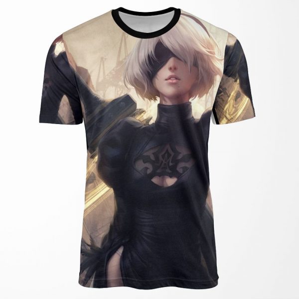 2B Nier Automata All-over-print T-shirt