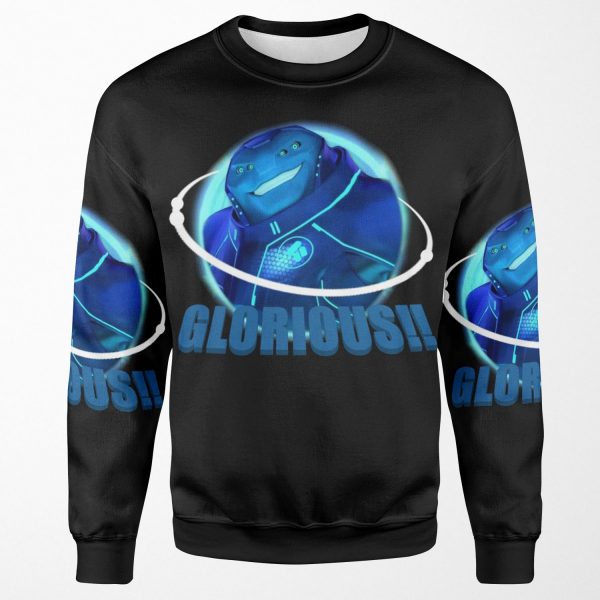 3 Below Varvatos Vex Glorious All-over-print Unisex Sweatshirt