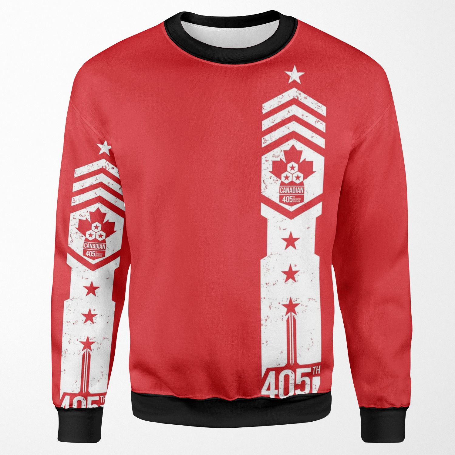 405Th Canadian Regiment All-over-print Unisex Sweatshirt
