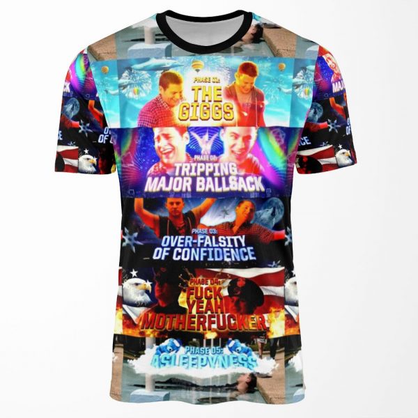 5 Stages Of Hdf 21 Jump Street All-over-print T-shirt