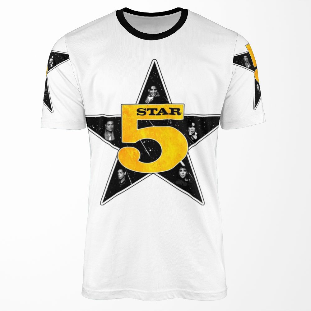 5 Star All-over-print T-shirt