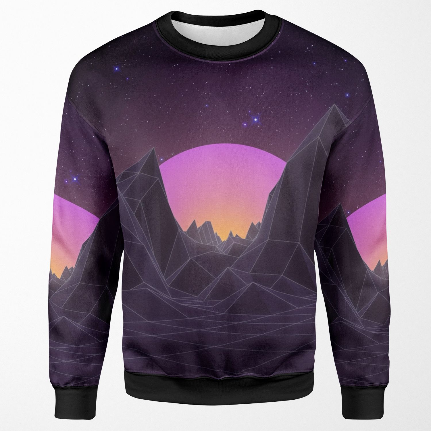 80S Retro Vaporwave All-over-print Unisex Sweatshirt