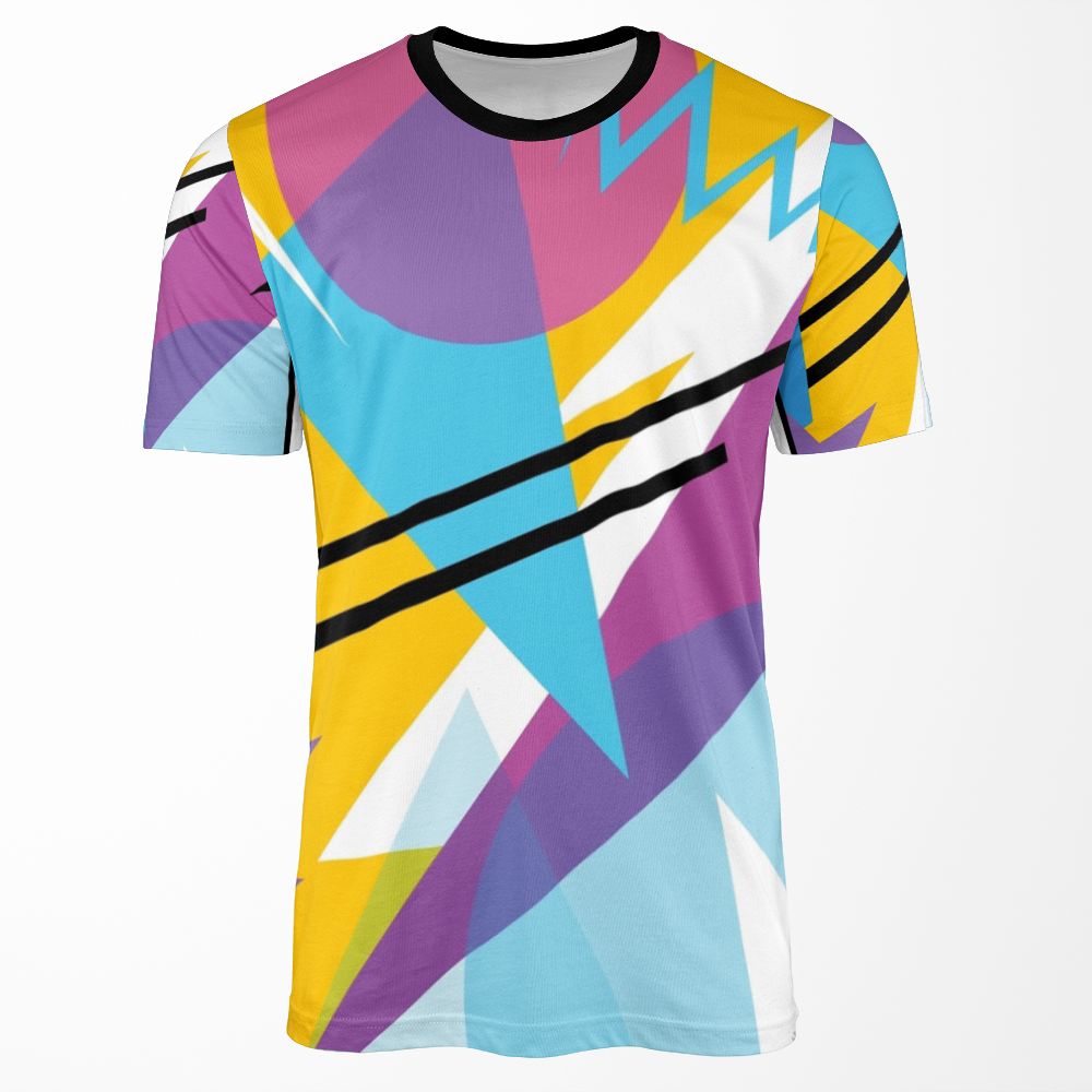 80S Style Retro Fashion All-over-print T-shirt