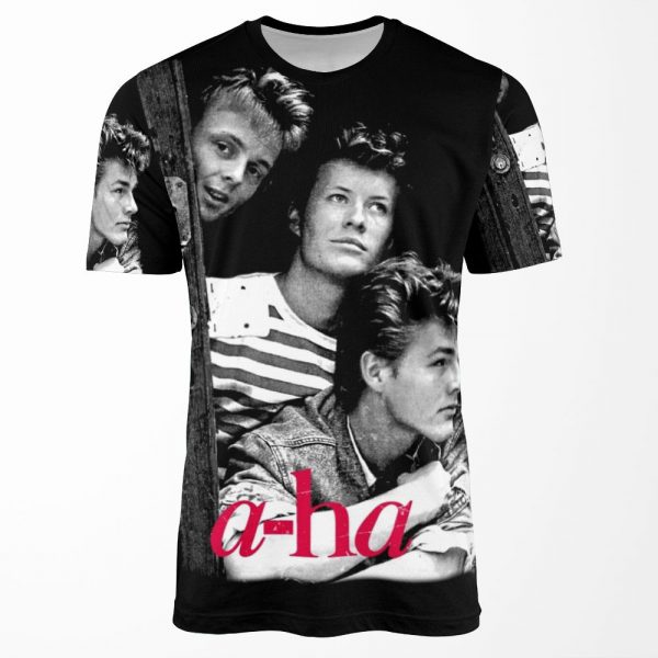 A Ha Band 80S Retro Classic Tshirt Design All-over-print T-shirt