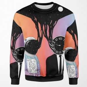 A Portrait Of Space And Time A Study Of Existence All-over-print Unisex Sweatshirt