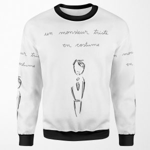 A Sad Man In A Suit Un Monsieur Triste En Costume Patriot Tv Show All-over-print Unisex Sweatshirt