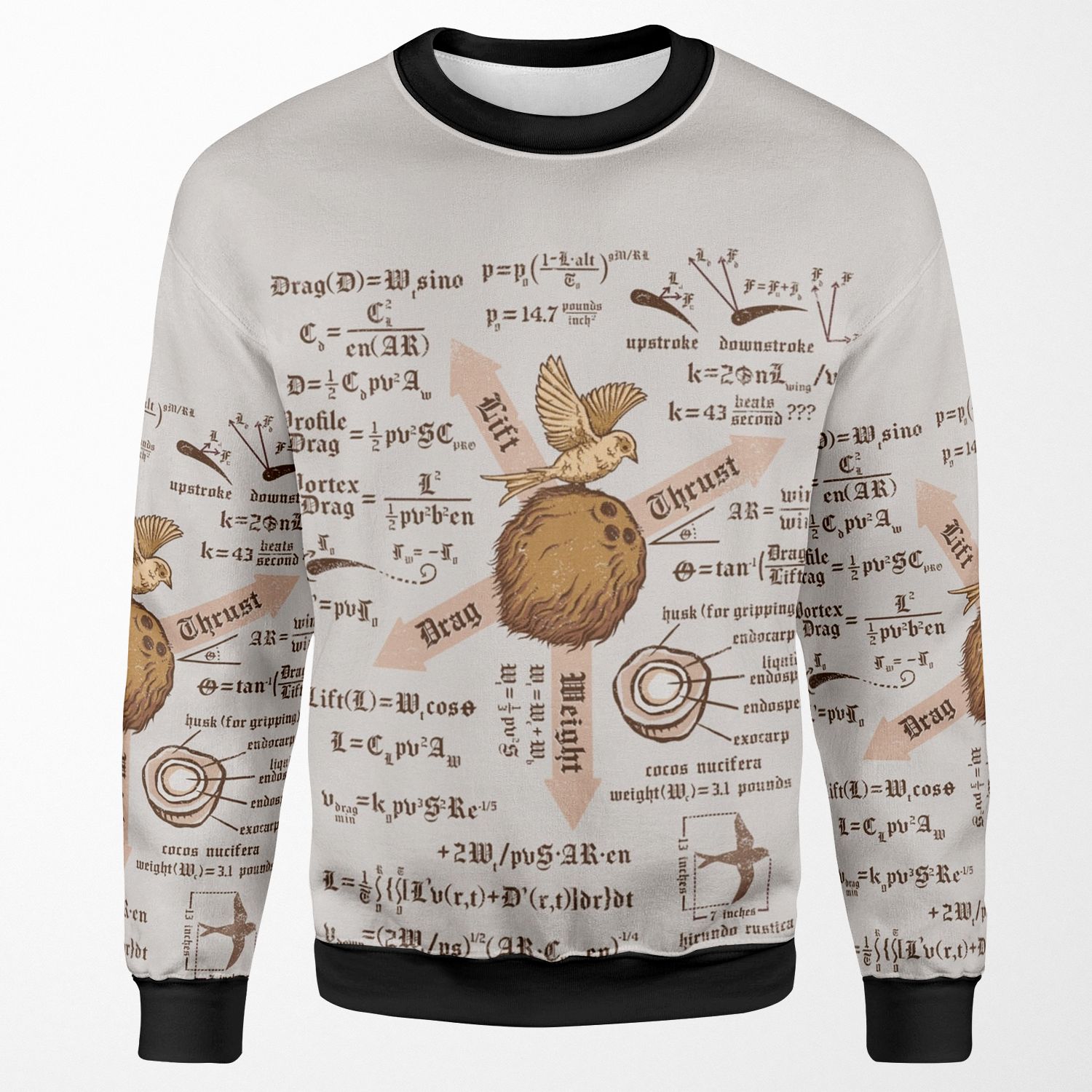 A Simple Question Of Weight Ratios All-over-print Unisex Sweatshirt