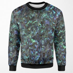 Abalone Shell Paua Shell Seashell Patterns Sea Shells Natural All-over-print Unisex Sweatshirt