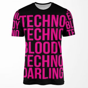Absolutely Fabulous Techno Techno All-over-print T-shirt
