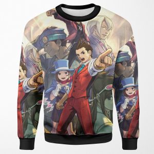 Ace Attorney Apollo Justice All-over-print Unisex Sweatshirt