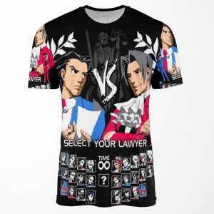 Ace Attorney Battle Game All-over-print T-shirt
