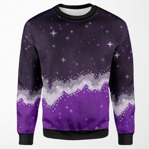 Ace Pride Flag Galaxy All-over-print Unisex Sweatshirt
